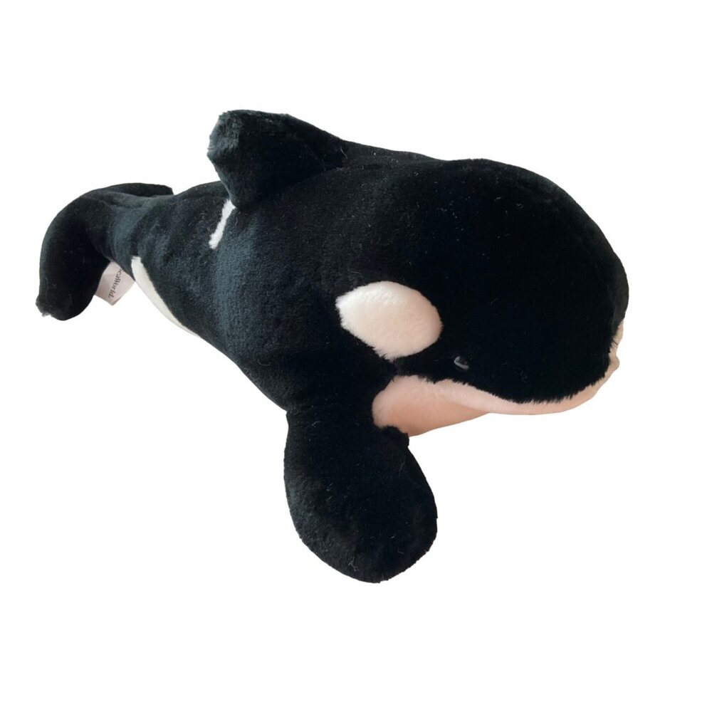 Sea World Shamu Orca Whale Plush Stuffed Animal Toy Marine Life Ocean 16"
